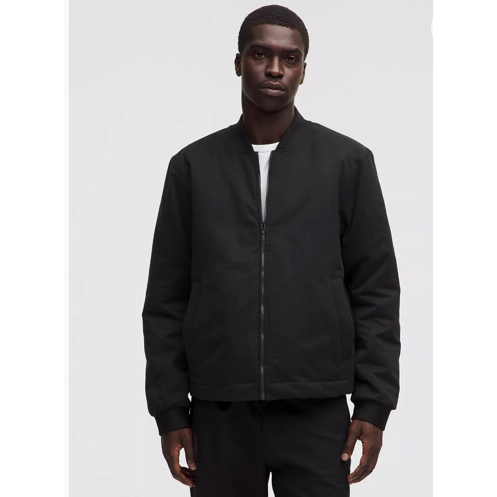 Lululemon Men's Insulated Cotton-Blend Bomber Jacket MEDIUM